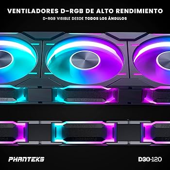Amazon | Phanteks D30 PWM レギュラーエアフロー D-RGB Lüfter, 3er