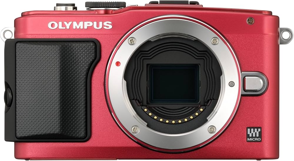 Amazon | OLYMPUS ミラーレス一眼 PEN Lite E-PL6 ボディ レッド E-PL6