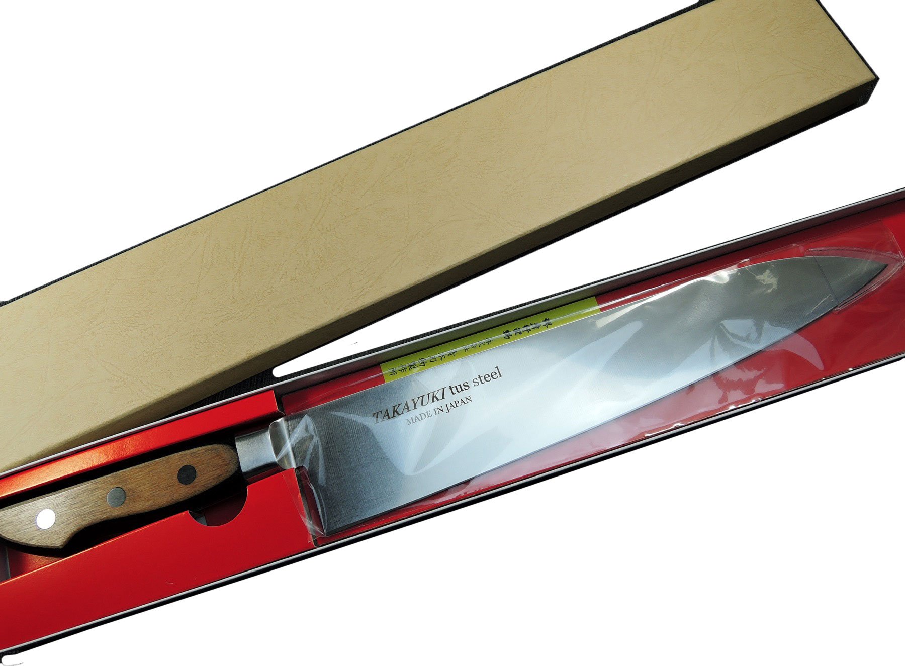Amazon | 堺孝行 定番包丁(木目ハンドル) TUS (牛刀270mm 16614) | 堺