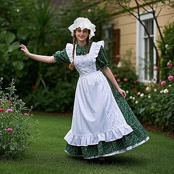 Amazon.com: CosInStyle Women's Pioneer Bonnet - Colonial Peasant