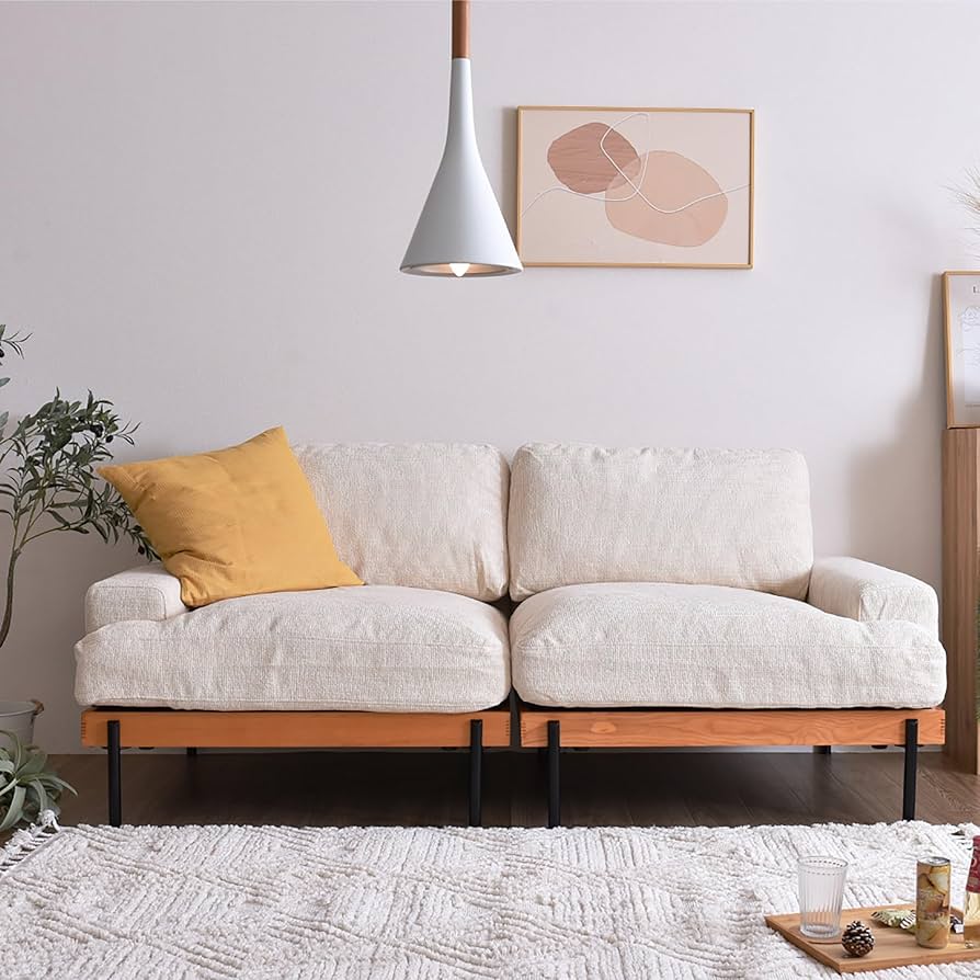 Amazon｜VENTOTA 2人掛けソファ ユニットソファ ソファ フェザー 羽毛