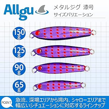 Amazon.co.jp: Allgu タングステンジグ 漆号 (7号) 65g ピンクケイムラ