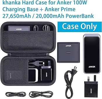 Amazon | 【Khanka 収納ケース】アンカー Anker Prime Power Bank
