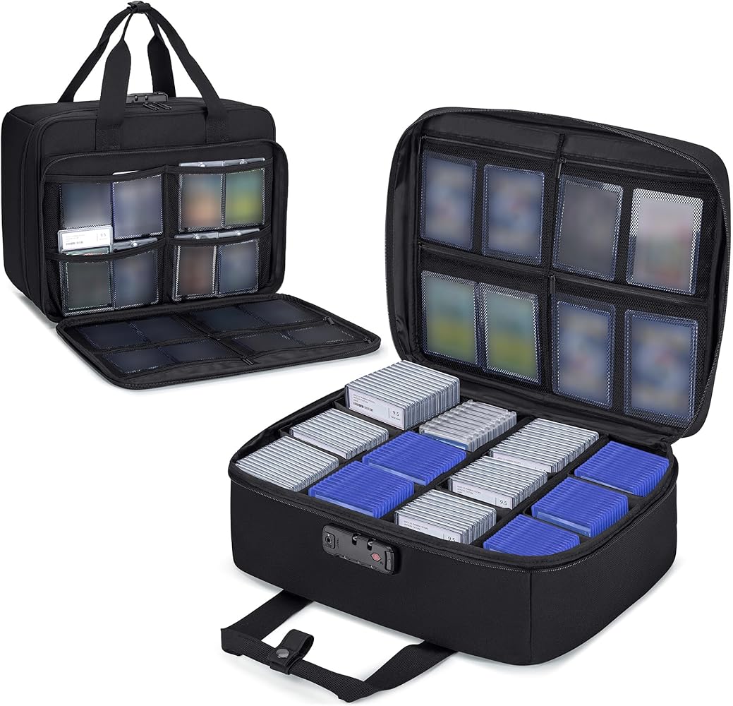 Amazon.com: Rexmica Graded Card Case for 600+ 35pt Top Loader