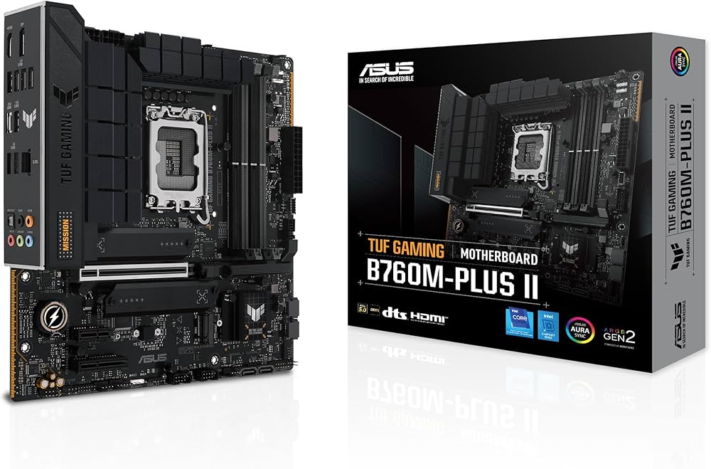 Amazon | ASUS TUF Gaming B760M-PLUS II マザーボード (LGA 1700