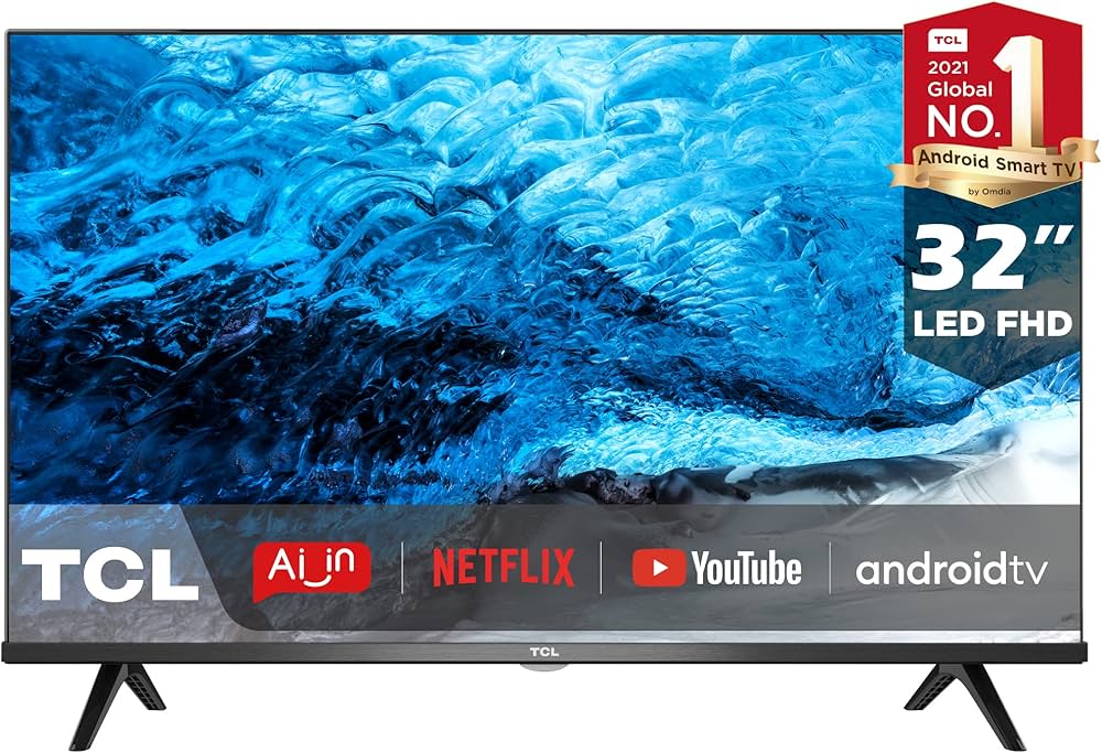 TCL 32 Inch TV LED HD Google Android Certfied with Netflix and