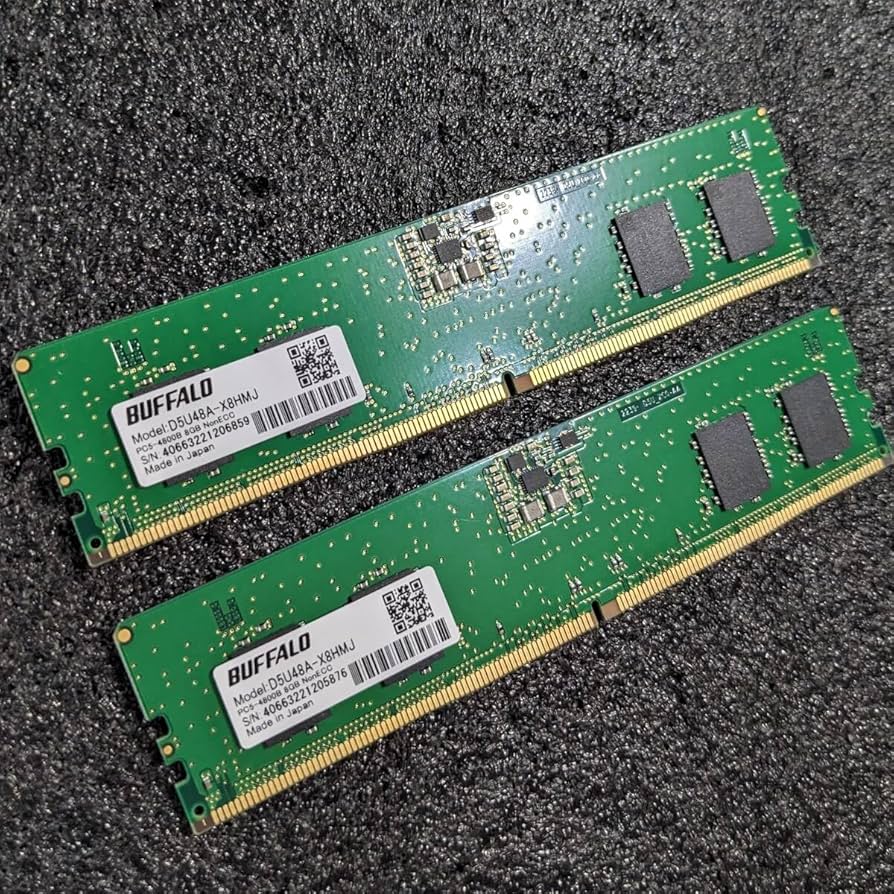 Amazon.co.jp: DDR5メモリ 16GB8GB2枚組 BUFFALO D5U48A-X8HMJ DDR5