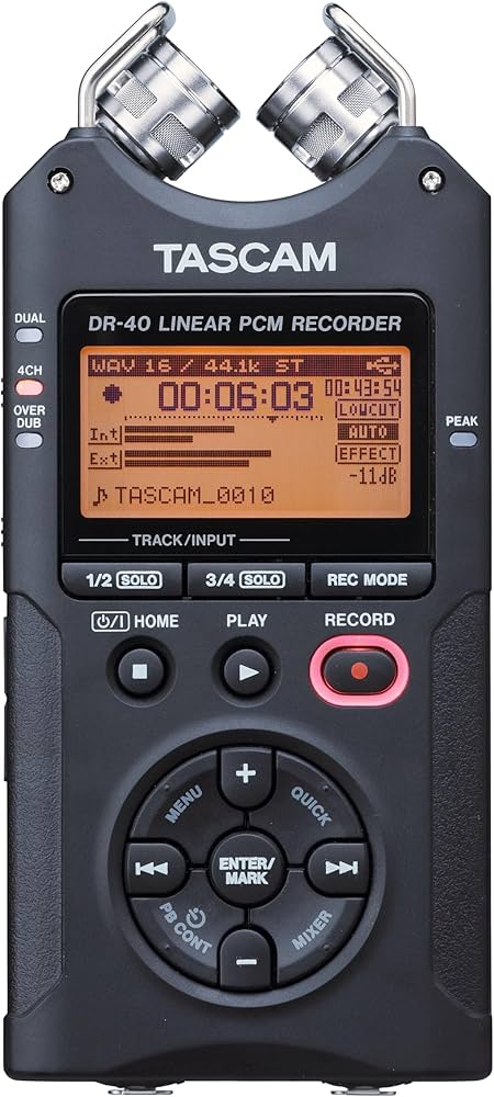 Amazon | TASCAM(タスカム) DR-40 VER2-J 4ch リニアPCMレコーダー