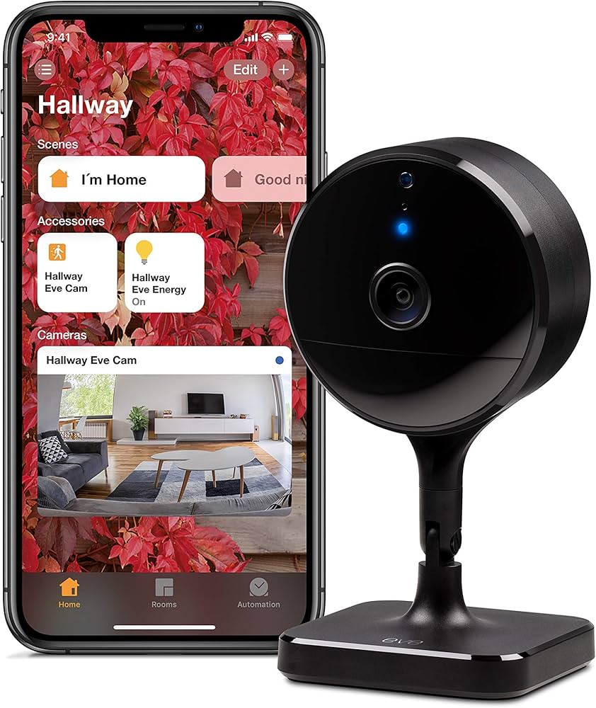 Eve Cam - Apple HomeKit Smart Home Secure Indoor Camera with