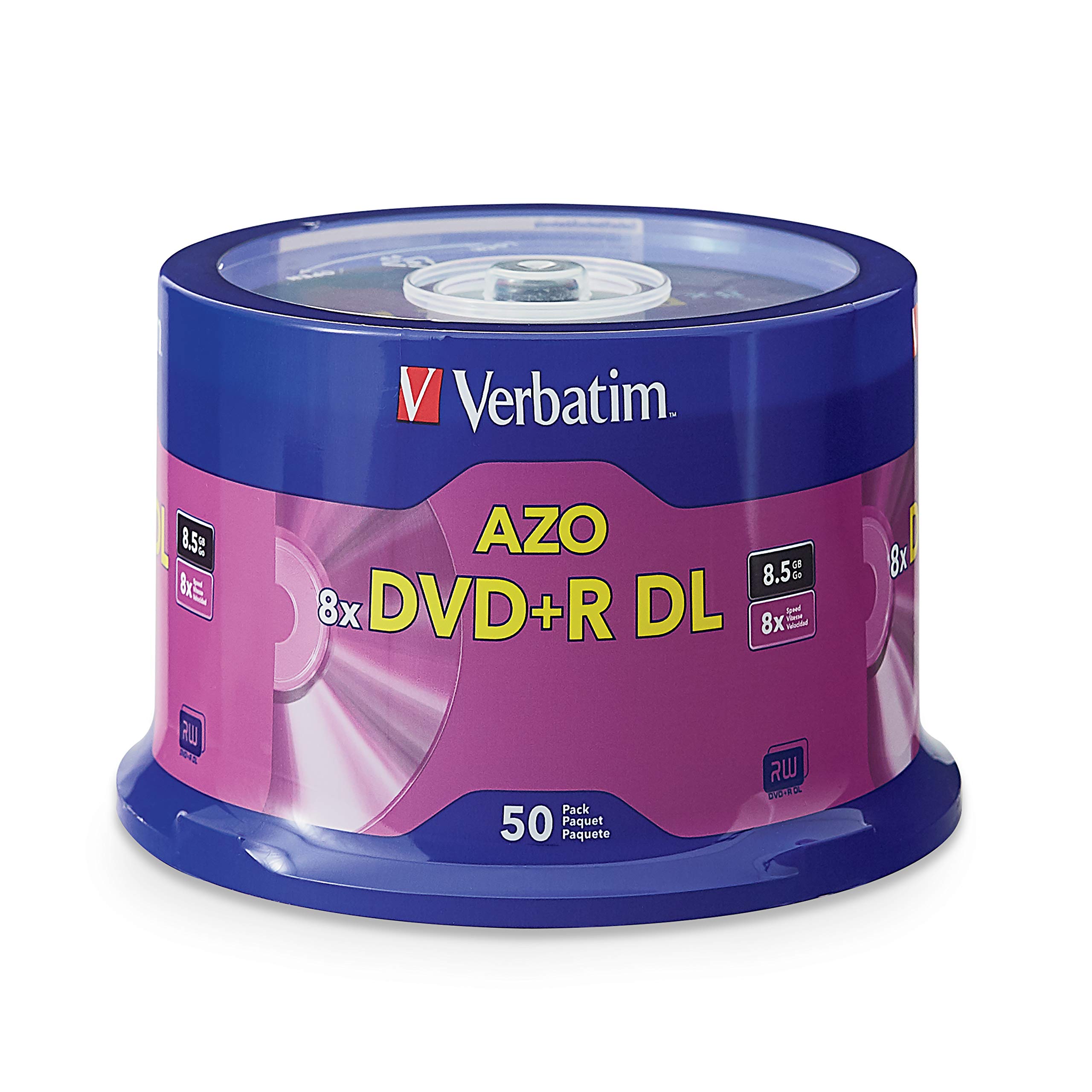 Verbatim DVD + R DL 8,5 GB 8 x 50 PK – bos dvd (DVD + R DL, mil