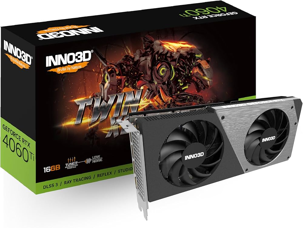 Amazon | Inno3D GeForce RTX 4060 Ti Twin X2、16384 MB GDDR6