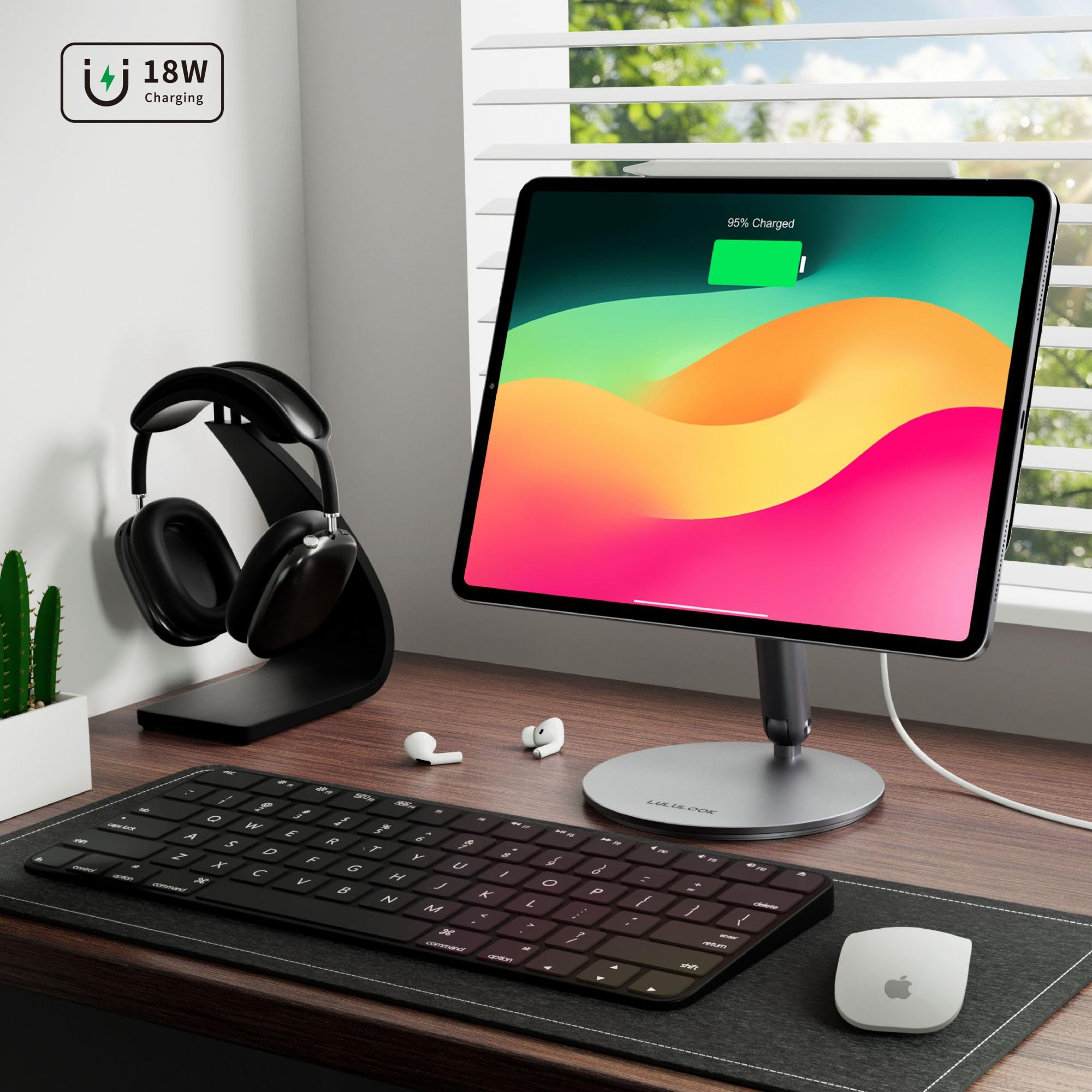 Amazon.co.jp: LULULOOK マグネット式ワイヤレス充電スタンド iPad Pro