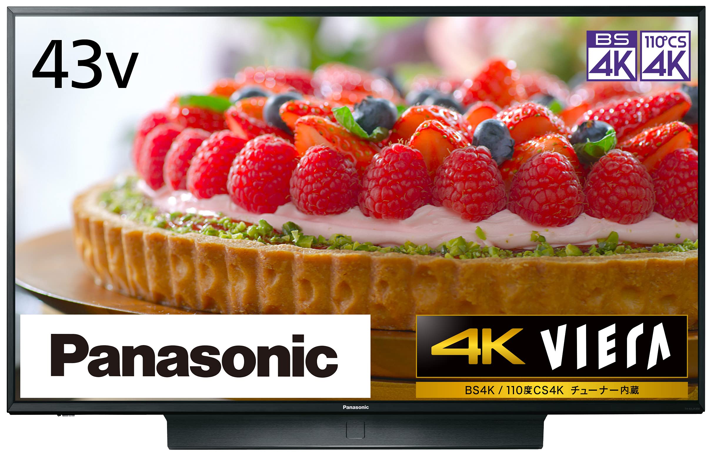 Amazon | パナソニック 43V型 4Kダブルチューナー内蔵 液晶 テレビ TH