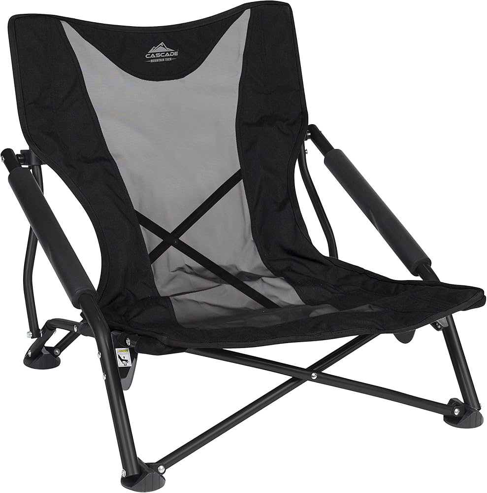 Amazon.com : Cascade Mountain Tech Camping Chair - Low Profile