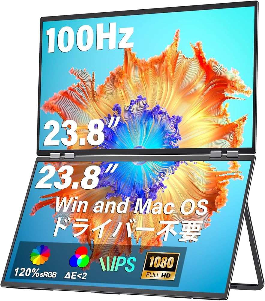 Amazon.co.jp: デュアル モバイルモニター 23.8インチ InnoView