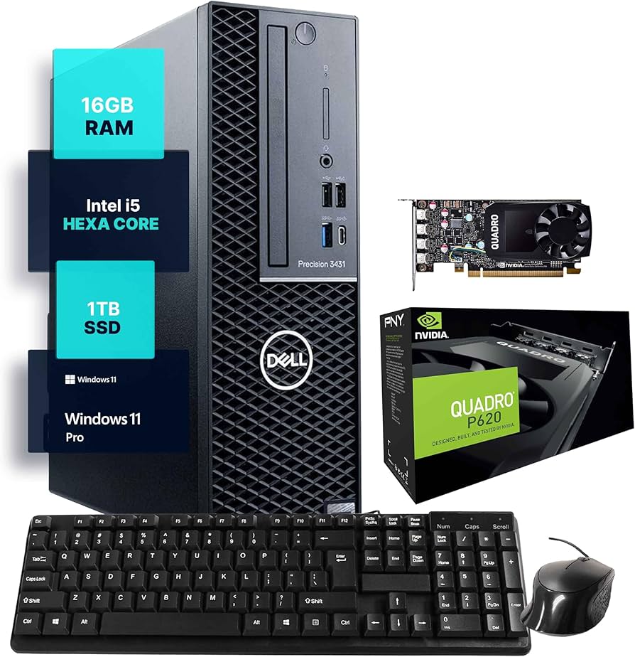 Amazon.com: Dell Precision Workstation PC | Quadro P620 GPU