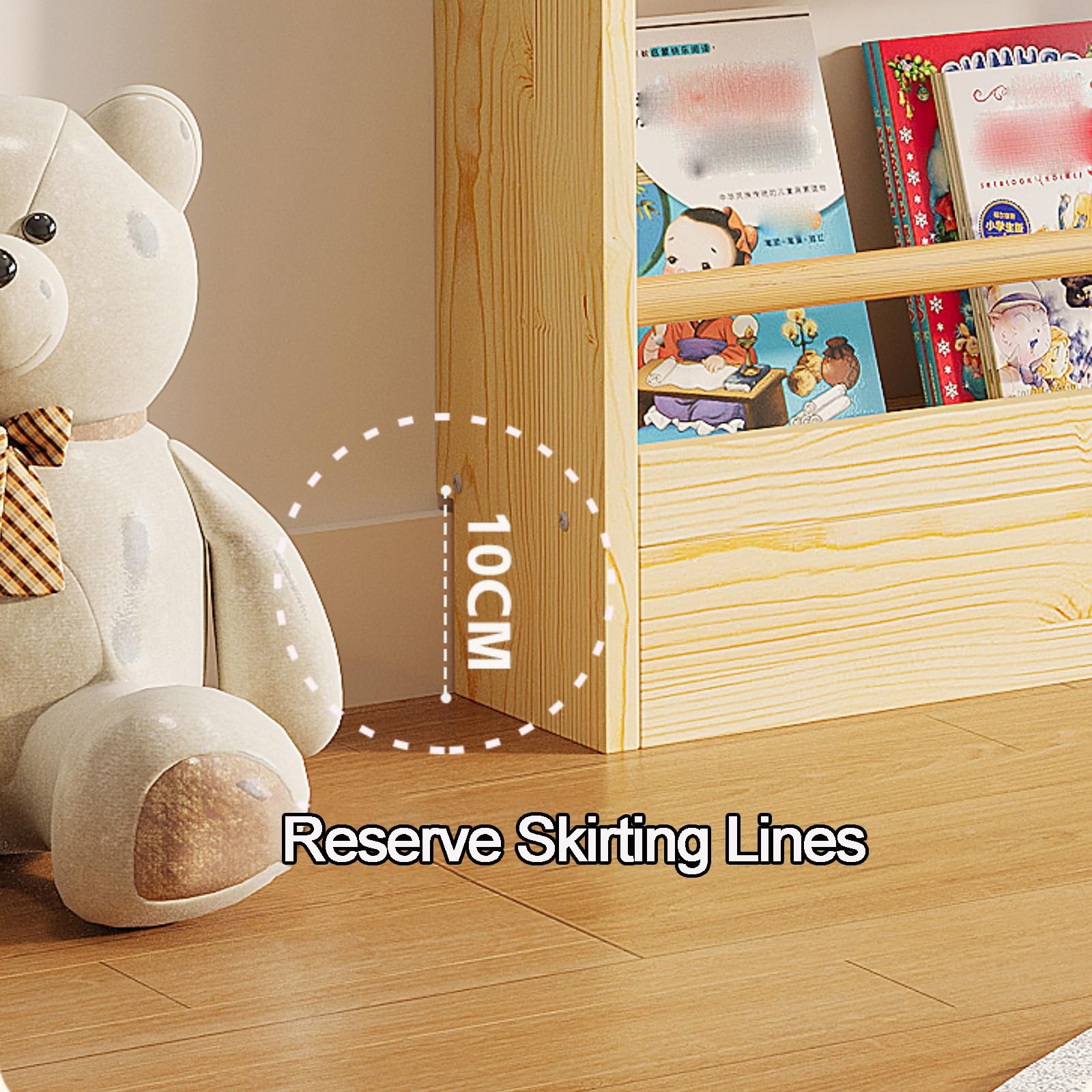 Amazon.co.jp: 壁掛け絵本棚、絵本ラック、マガジンラック、収納ラック