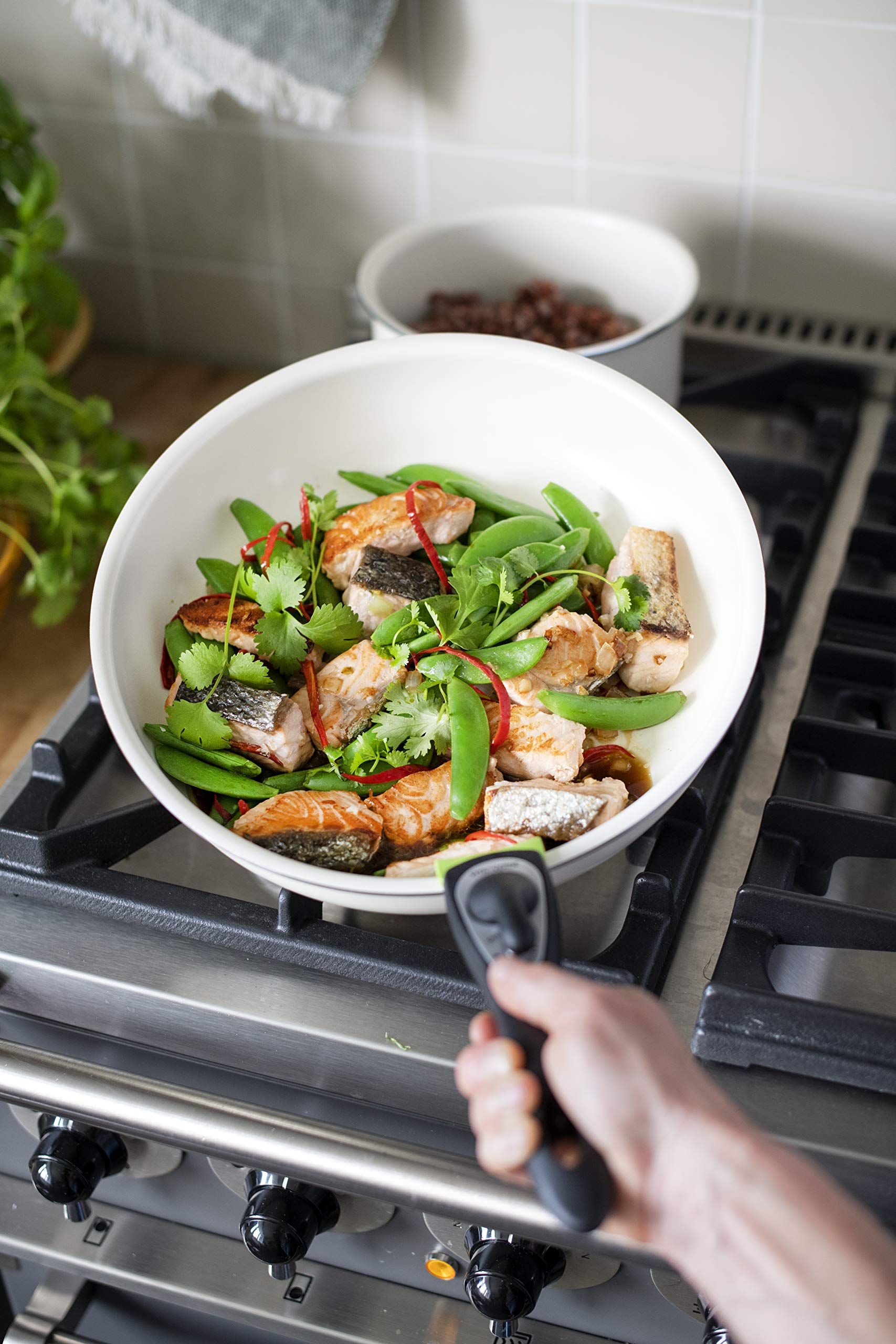 Amazon.co.jp: グリーンシェフ(GreenChef) クリックパン ホワイト