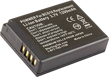 Amazon.com : STK DMW-BCG10PP Battery for Panasonic Lumix DMC-ZS19