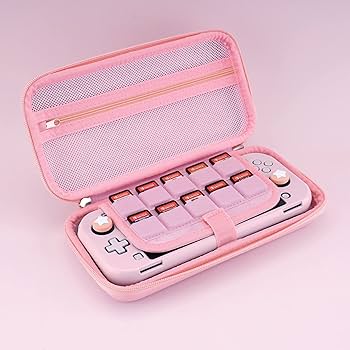 Amazon.com: eXtremeRate PlayVital Pink Cute Carrying Case for