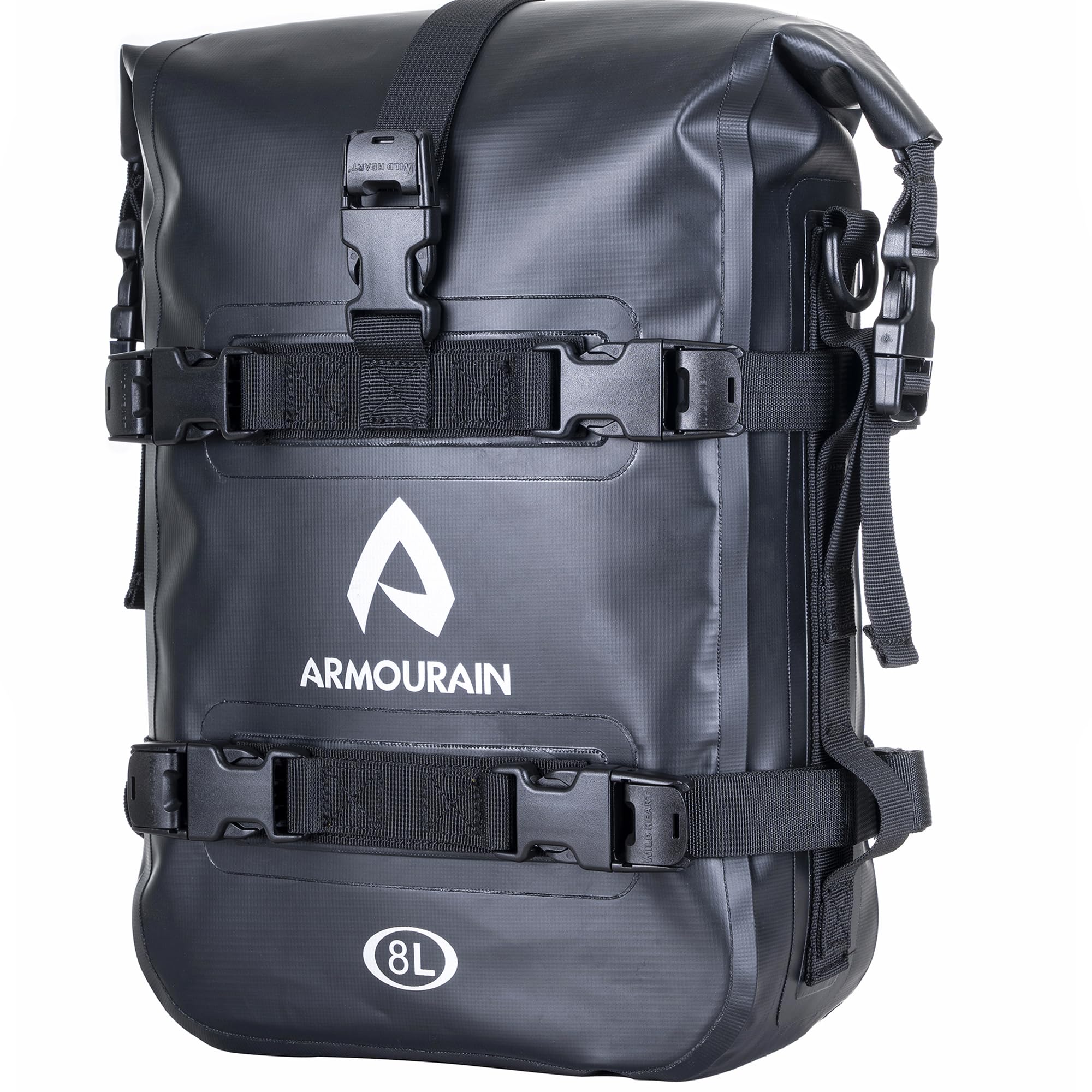 Amazon | ARMOURAIN バイク サイドバッグ 防水 8L エンジンガード