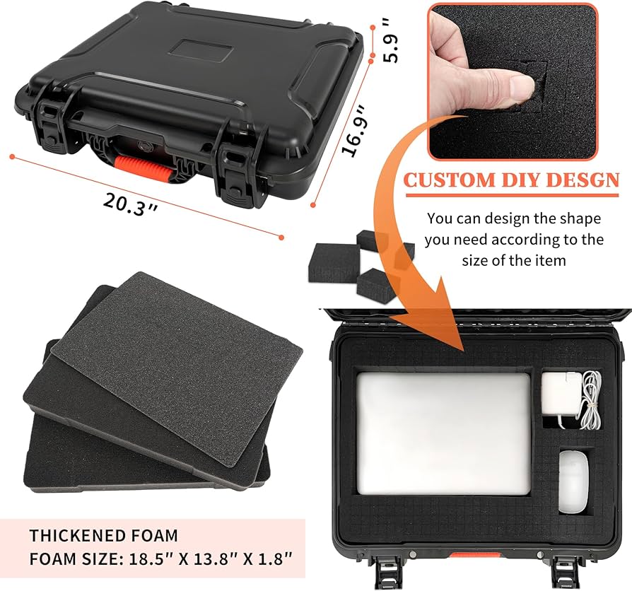 Amazon.co.jp: WELIDAY 防水IP67ノートパソコンハードケース 17.3