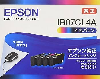 Amazon.co.jp: エプソン 純正 インクカートリッジ IB07CL4A 4色パック