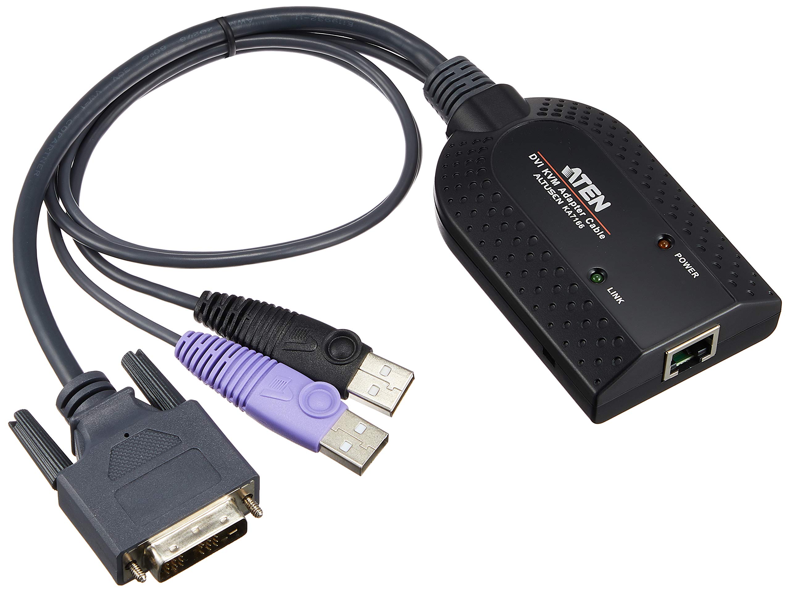 Amazon.co.jp: ATEN ATEN製 スマートカードリーダー対応 DVI・USB