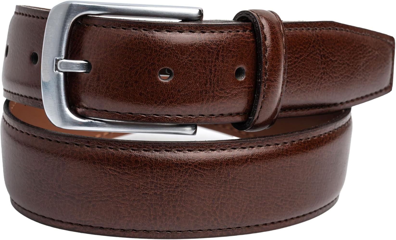 Amazon.com: Vince Camuto Belts Men | 32mm Dark Tan Genuine Leather