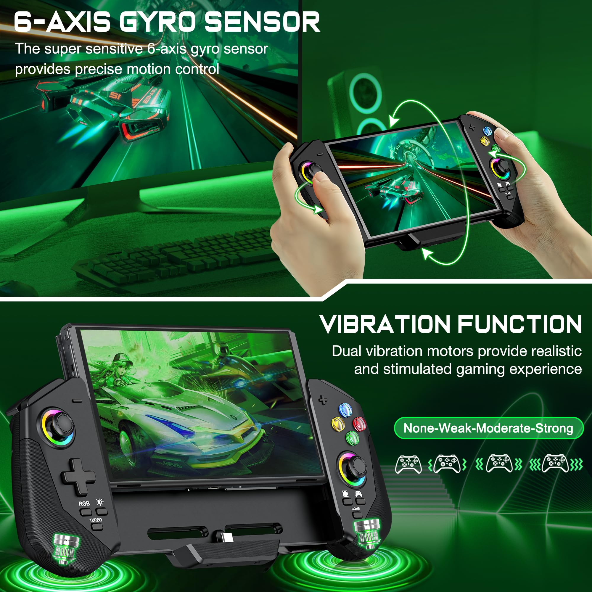 Amazon.co.jp: KICKDOT スイッチコントローラー ホール