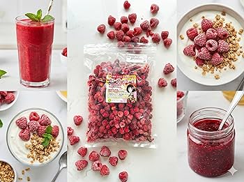 Amazon | 【KIMONO FRUITS】 冷凍 ラズベリー 10kg（1000g×10