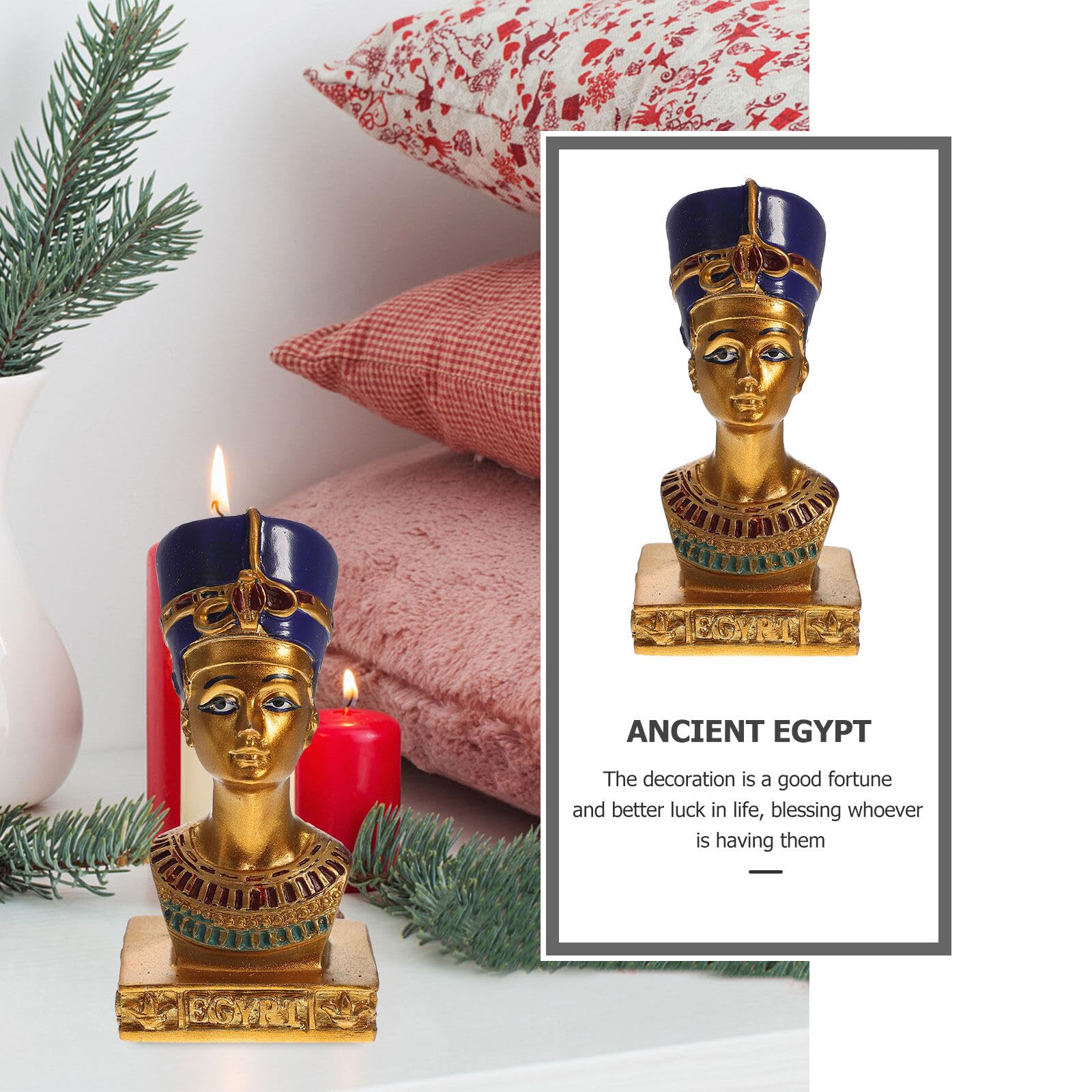 Amazon.co.jp: 古代エジプトエジプトネフェルティティクレオパトラ像