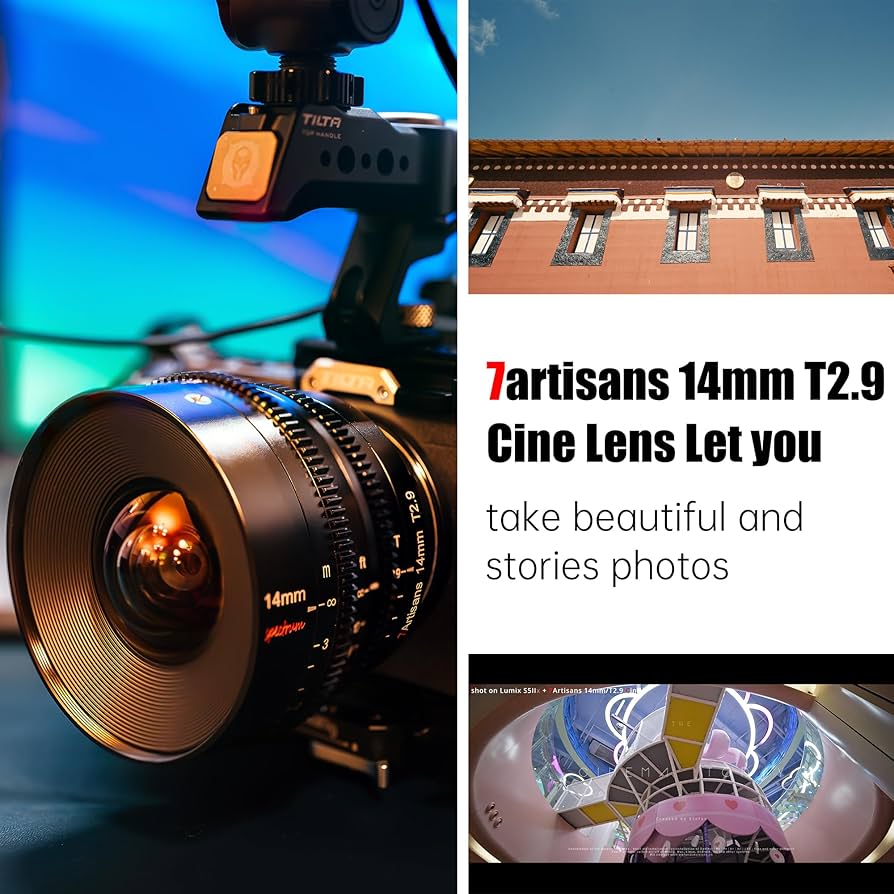 Amazon.com: 7artisans 14mm T2.9 Large Aperture, 270°Focus Stroke