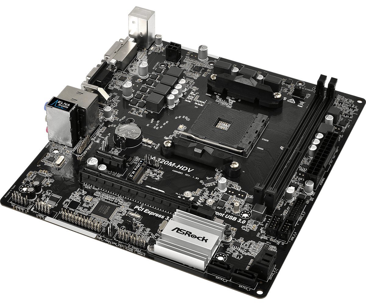 Amazon | ASRock AMD Ryzen対応A4320チップセット搭載 MicroATX