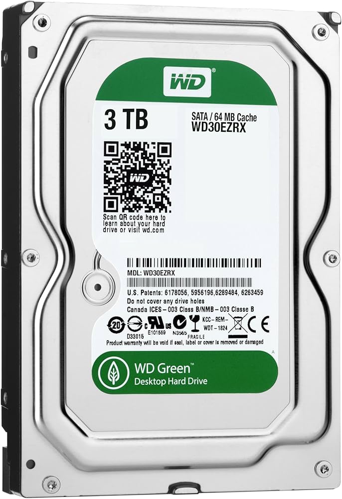Amazon | WD HDD 内蔵ハードディスク 3.5インチ 3TB Green WD30EZRX