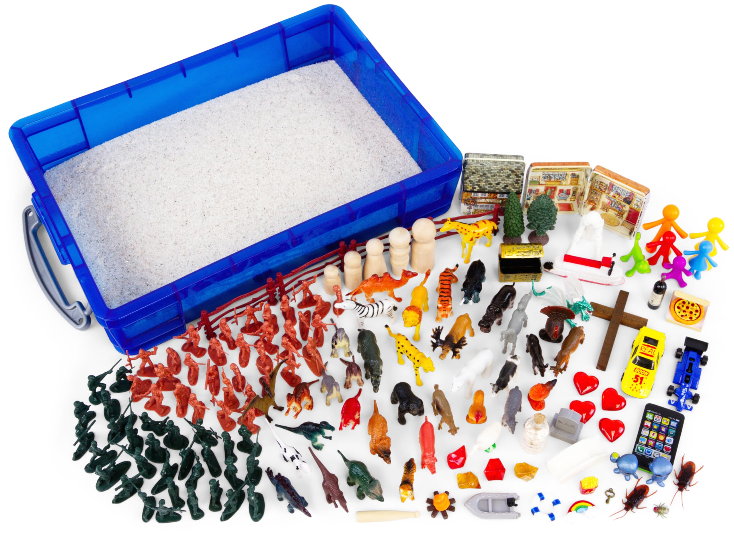 Amazon.com: PTS Games Play Therapy Supply Basic Portable Sand Tray