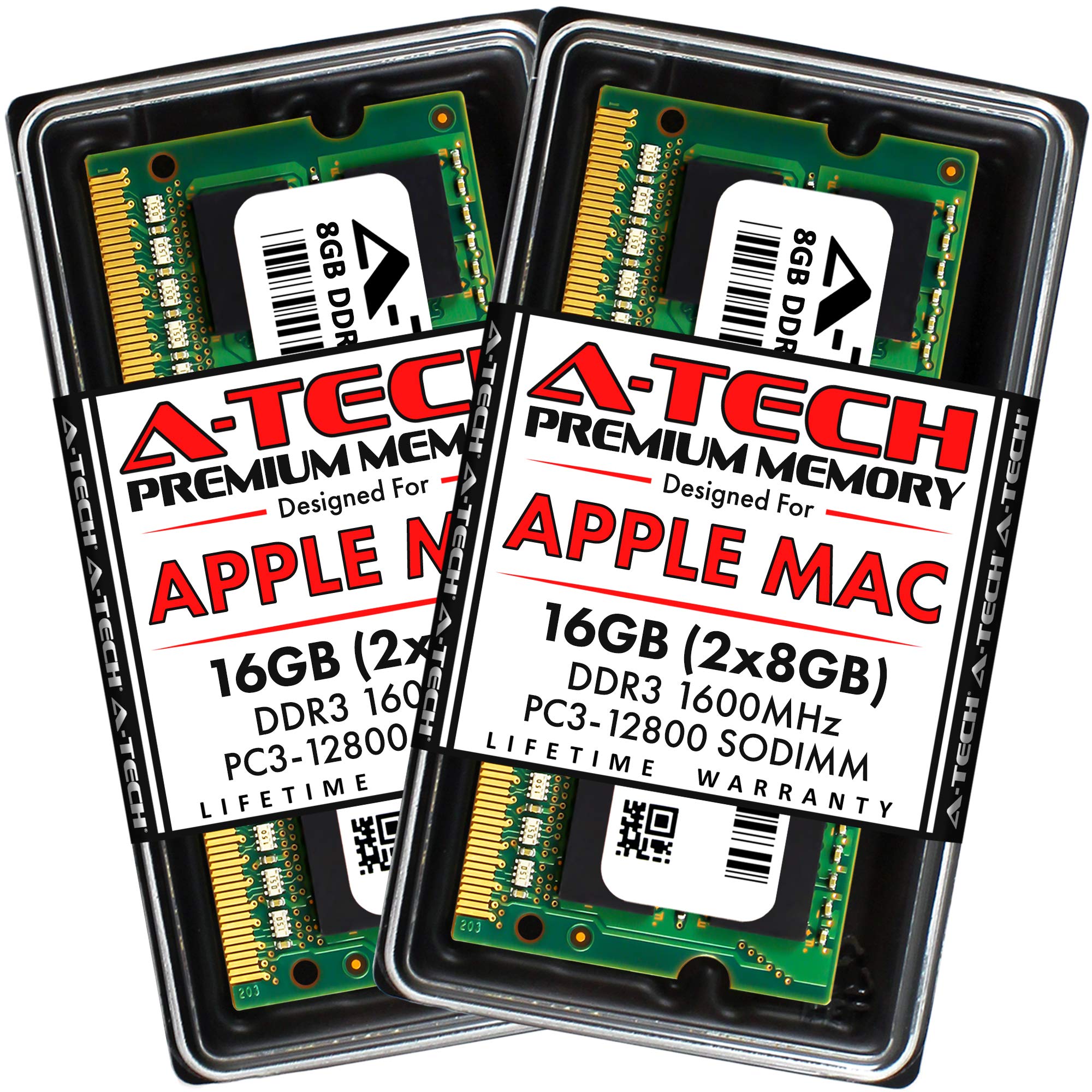 Amazon | A-Tech 16GB (2x8GB) PC3-12800 DDR3 1600MHz RAM Apple