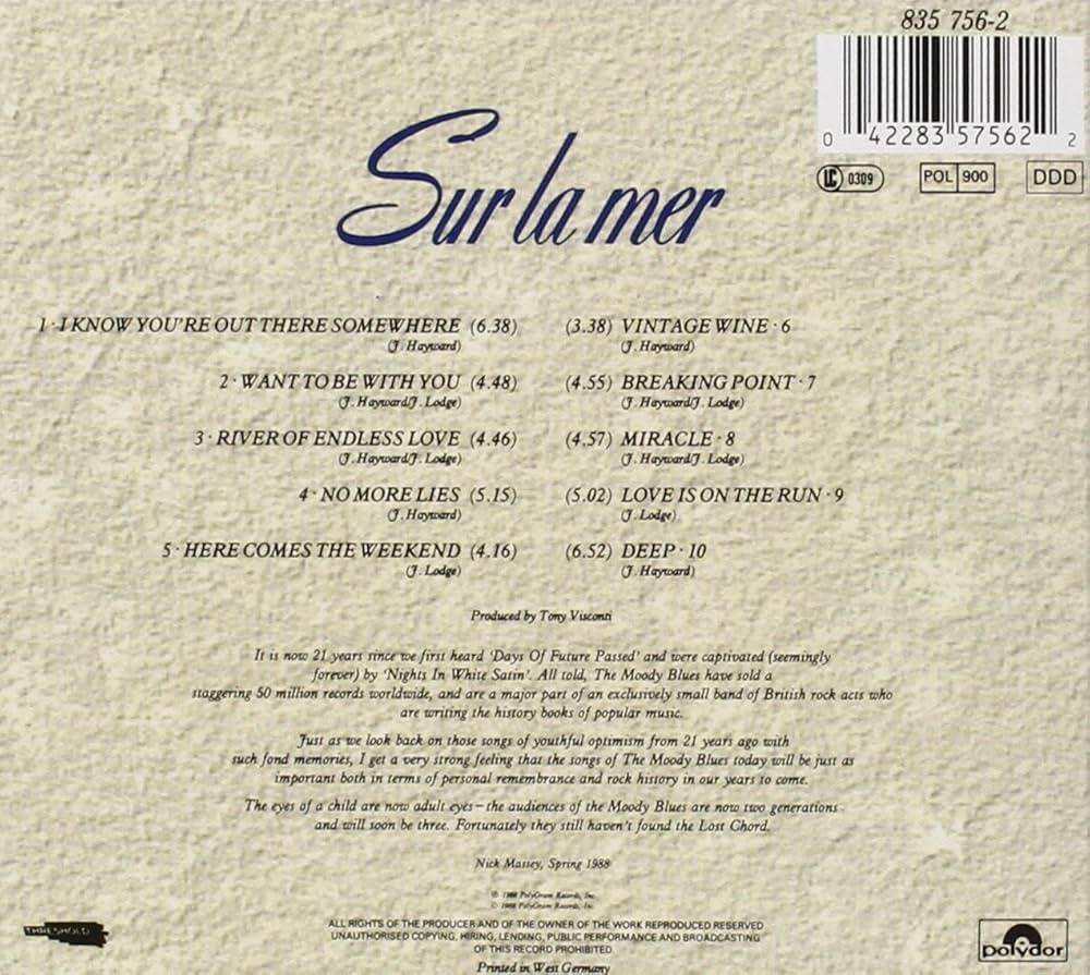 The Moody Blues, Graeme Edge, Justin Hayward, Patrick Moraz, John