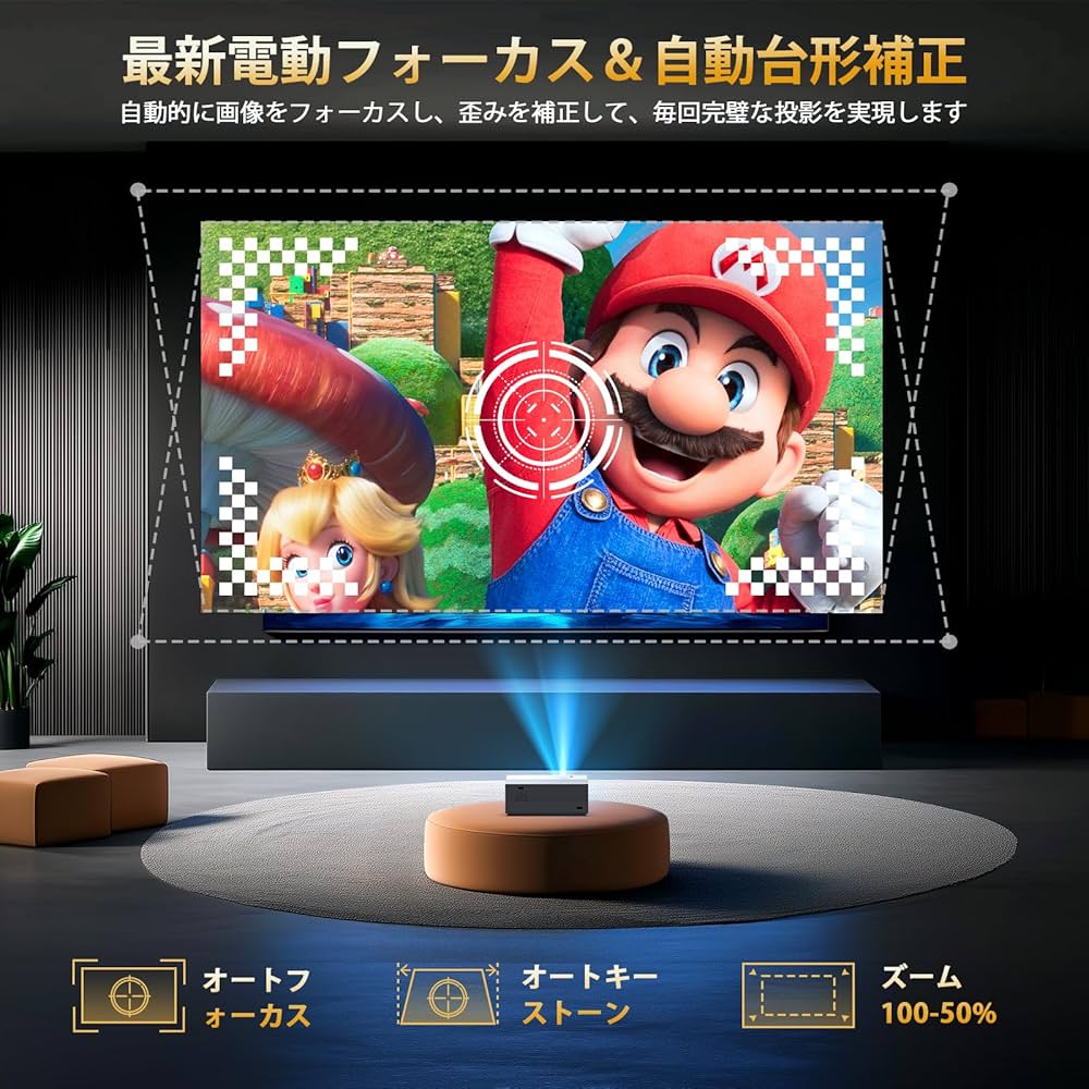 Amazon.co.jp: JOWLURK プロジェクター 家庭用 【新登場！30000LM・4K