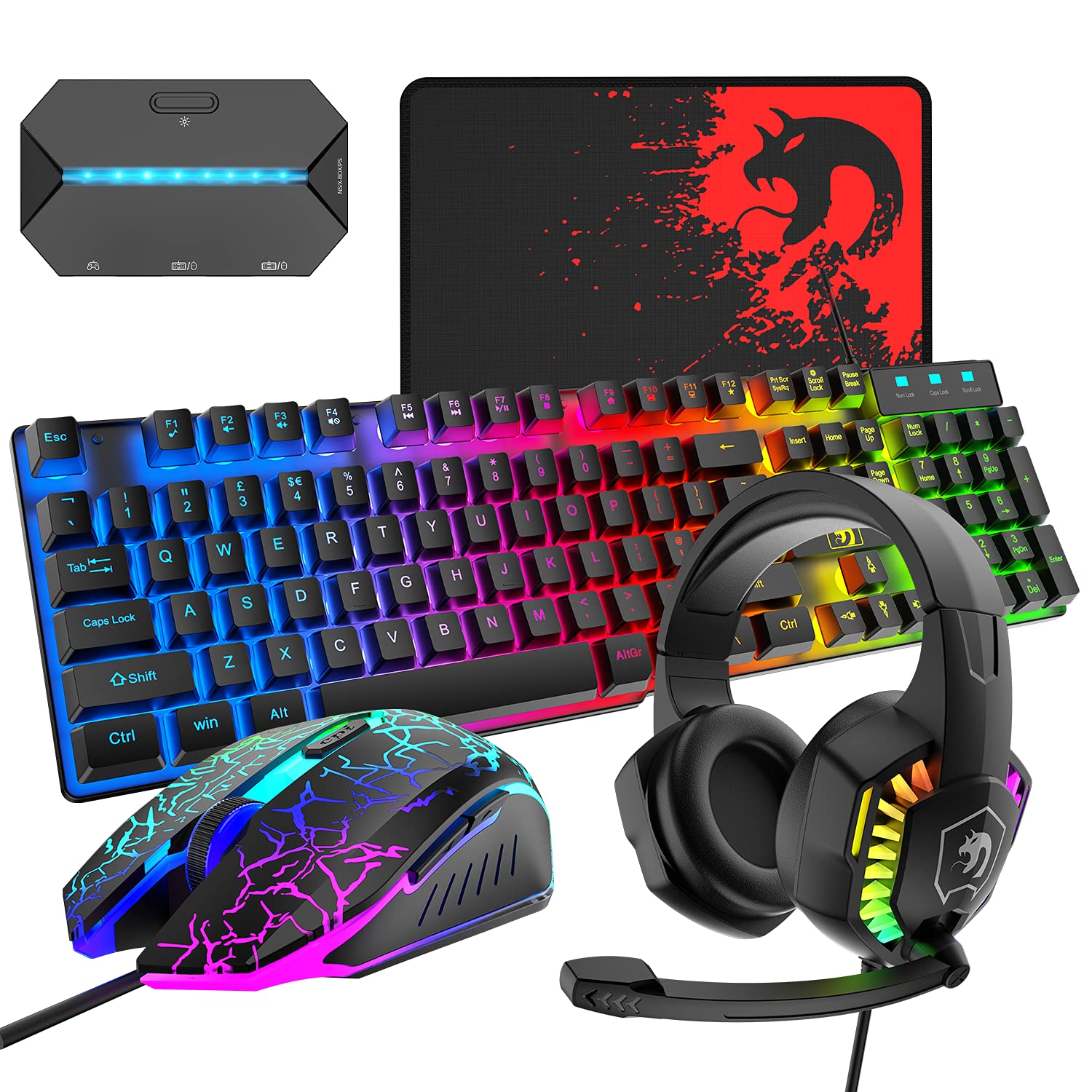 Amazon | Mamba snakeゲーミングキーボードマウスヘッドホン