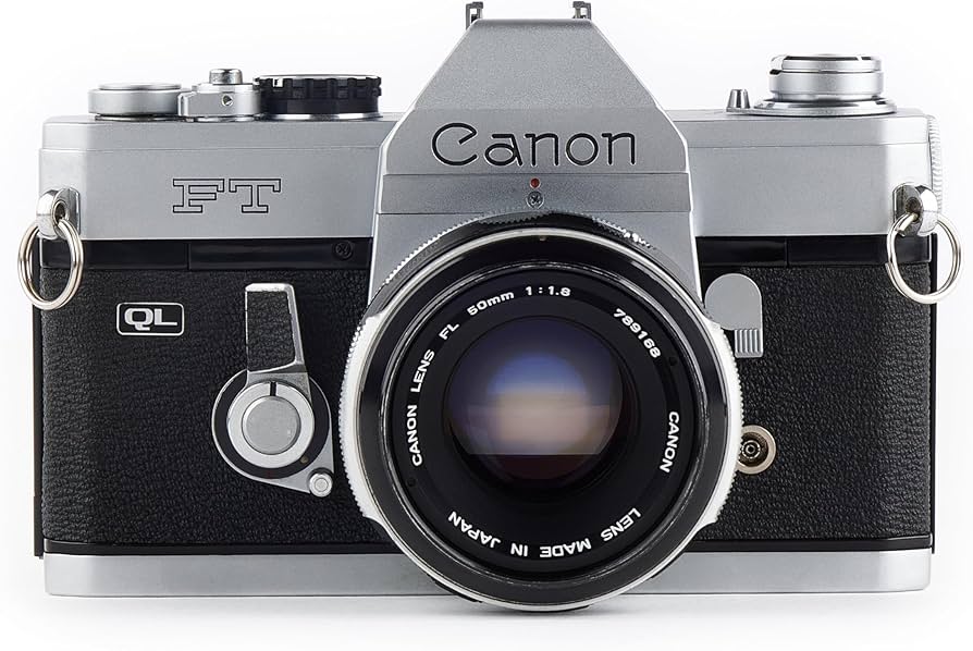 Amazon.com : Canon FT-QL 35mm SLR Film Camera with a Canon 50mm FL