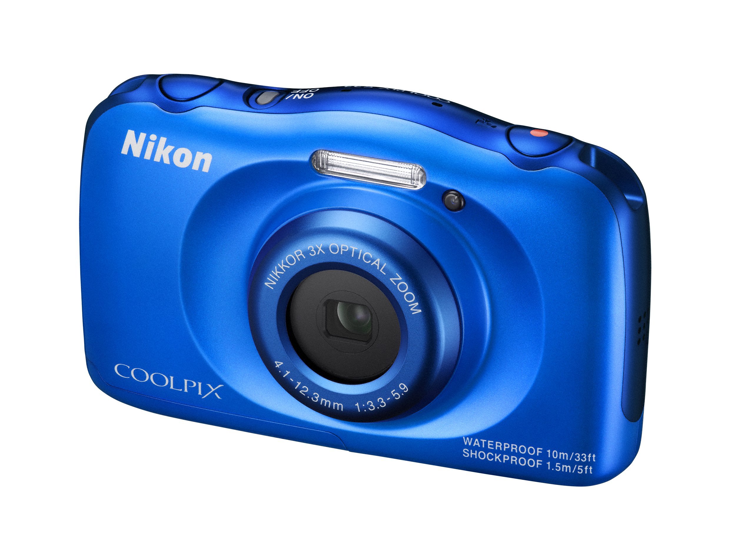 Amazon.com : Nikon COOLPIX S33 Waterproof Digital Camera (Blue