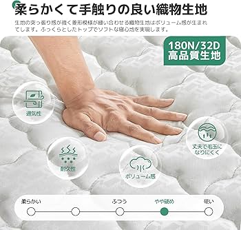 Amazon.co.jp: 【VIGOR】Novilla マットレス シングル やや硬め 厚さ