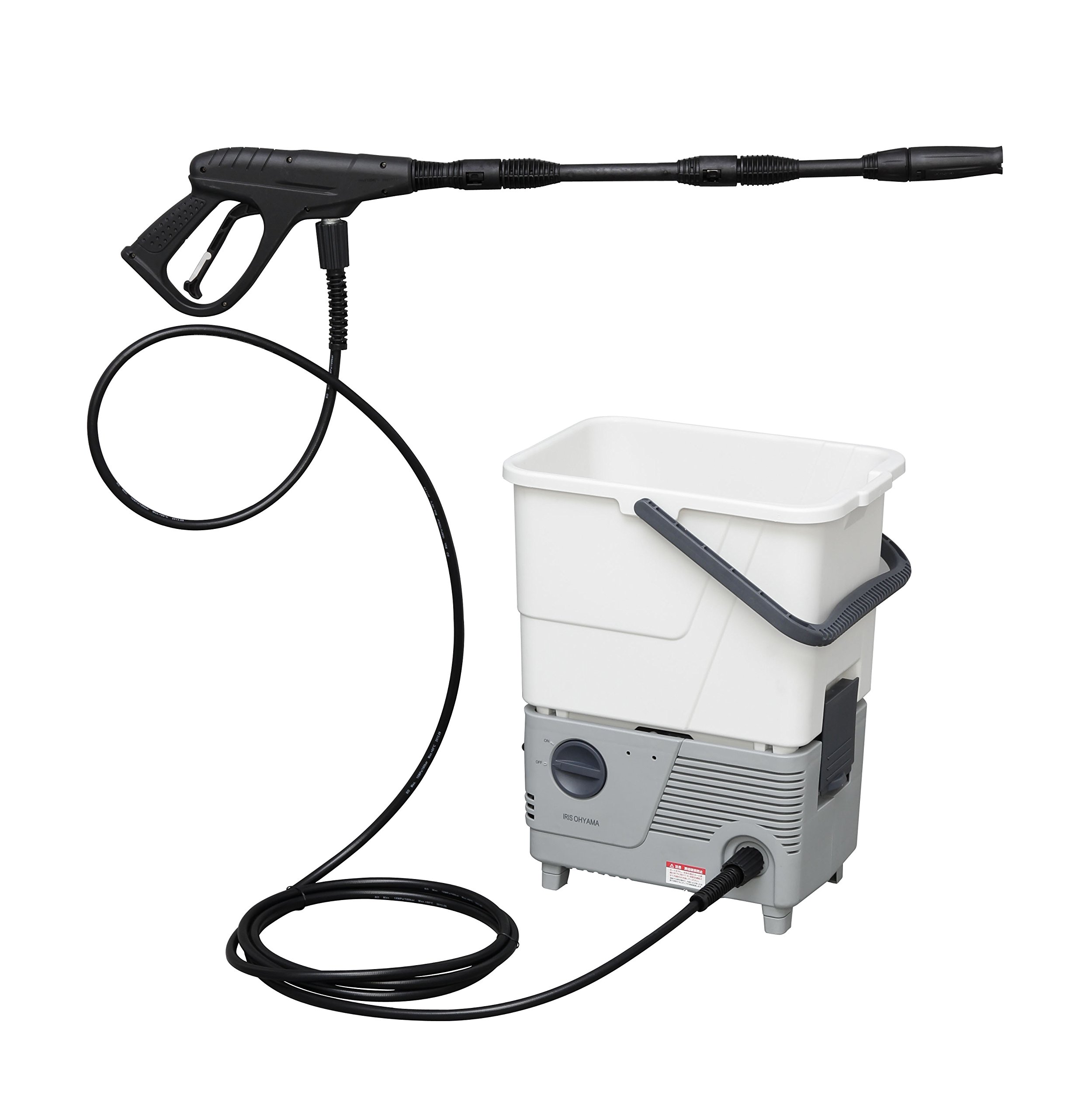 Amazon | アイリスオーヤマ タンク式高圧洗浄機 ホワイト/グレー SBT