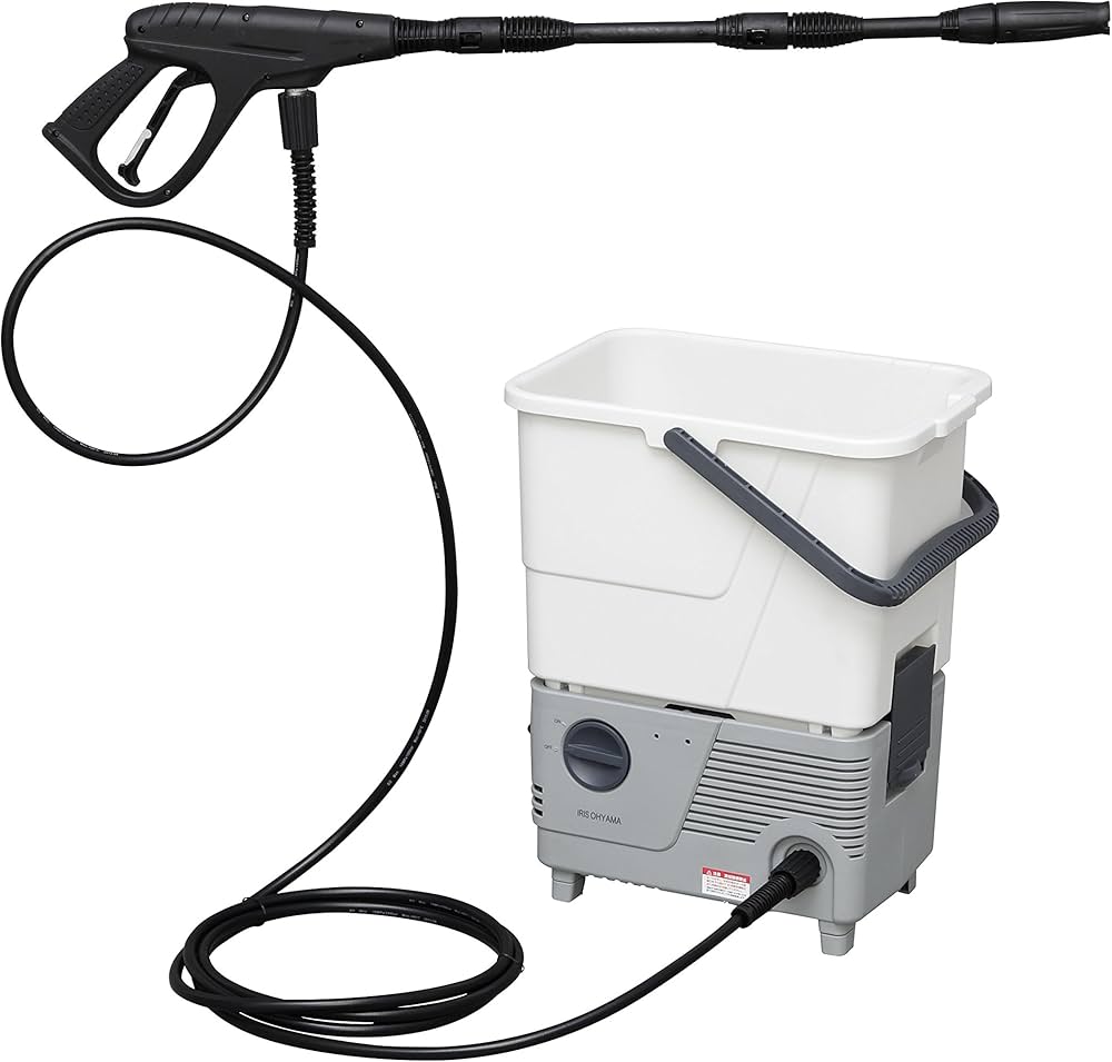 Amazon | アイリスオーヤマ タンク式高圧洗浄機 ホワイト/グレー SBT