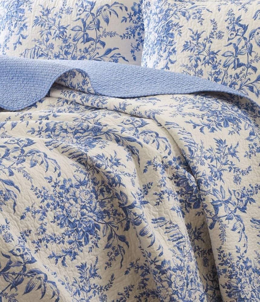 Amazon｜ベッドカバー シングル おしゃれ ローラアシュレイ Laura