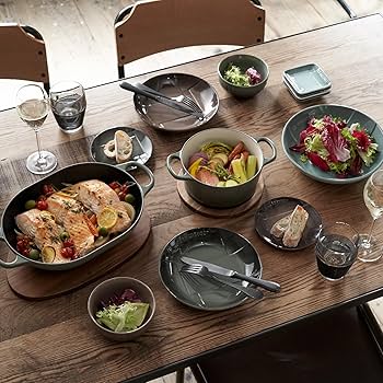 未使用 ルクルーゼ ミニヘキサゴン プレート 小皿 2セット (計 8枚