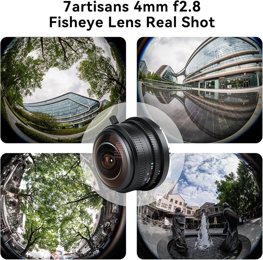 Amazon | 7 Artisans 4mm F2.8 魚眼レンズ超広角レンズM43フレーム