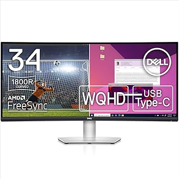 Amazon.co.jp: Dell S3423DWC 34インチ 曲面 USB-Cモニター