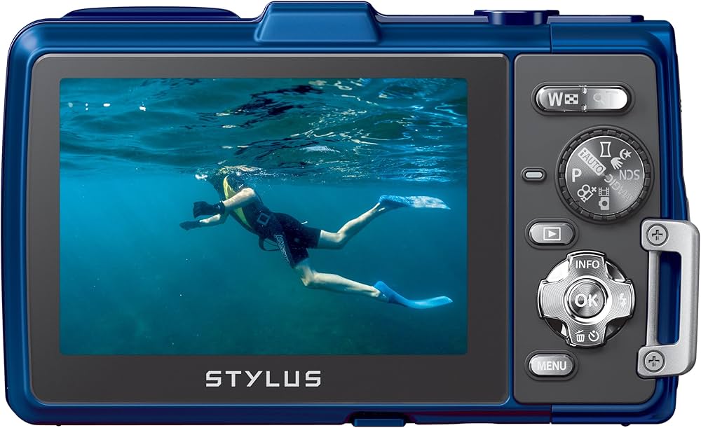 Amazon | OLYMPUS デジタルカメラ STYLUS TG-835 Tough ブルー 防水